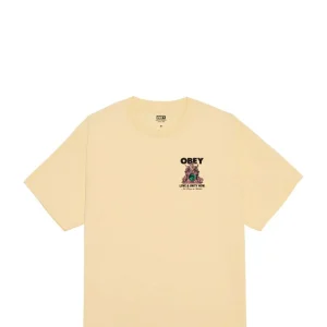 T-SHIRT LOVE AND UNITY NOW TEE 63082_32121 PALE YELLOW-PLY MAN