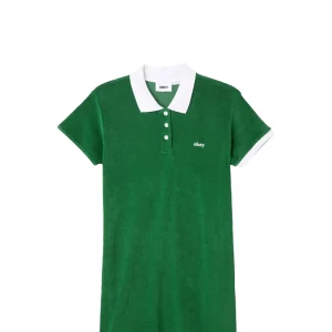 W DRESS CLARE POLO DRESS 60572_30799 ABUNDANT GREEN-ABG WMN