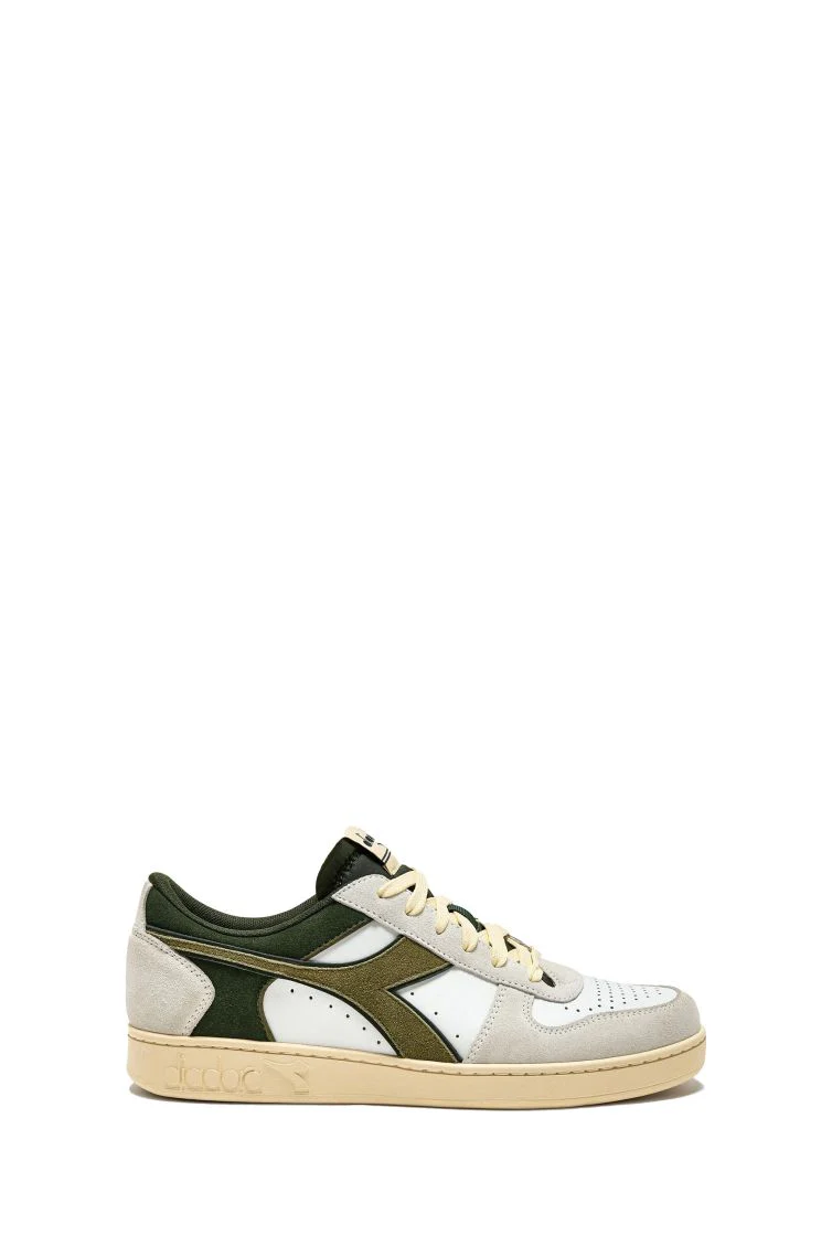 DIADORA MAGIC BASKET LOW 178565 BCO/VRD KOMBU-D1006 - immagine 2