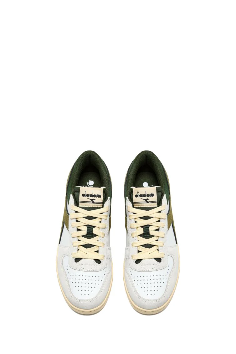 DIADORA MAGIC BASKET LOW 178565 BCO/VRD KOMBU-D1006 - immagine 4