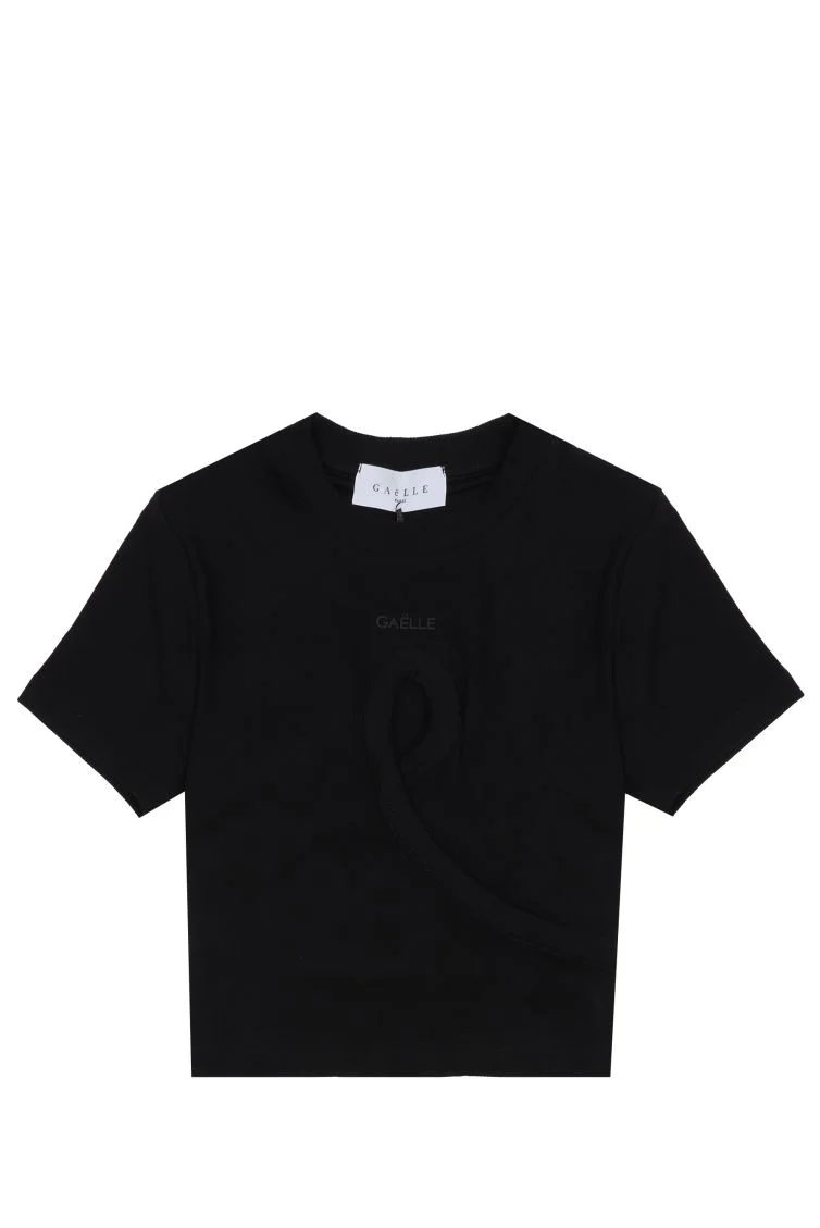 W T-SHIRT GAABW04484 62456_30306 NERO-NE01 WMN - immagine 2
