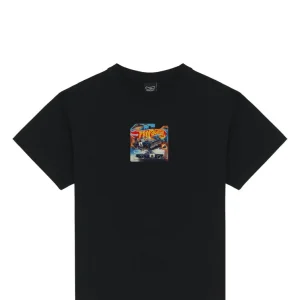 WHEELS TEE PRTS953 62926_7948 NERO-NERO MAN
