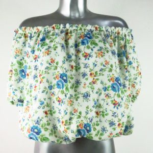 Crop top estivo effetto palloncino