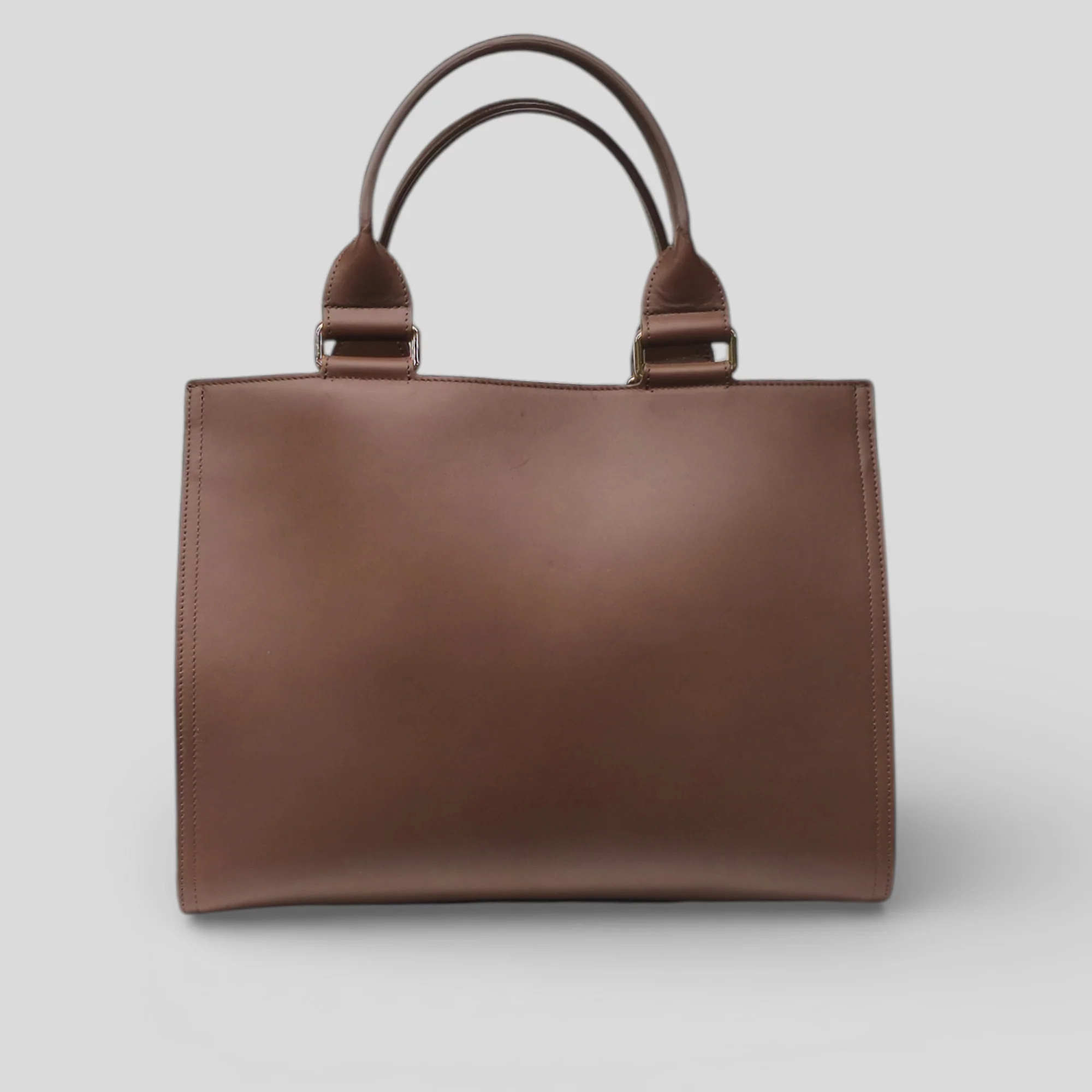 Borsa a mano HELLY in vitello marrone - immagine 4