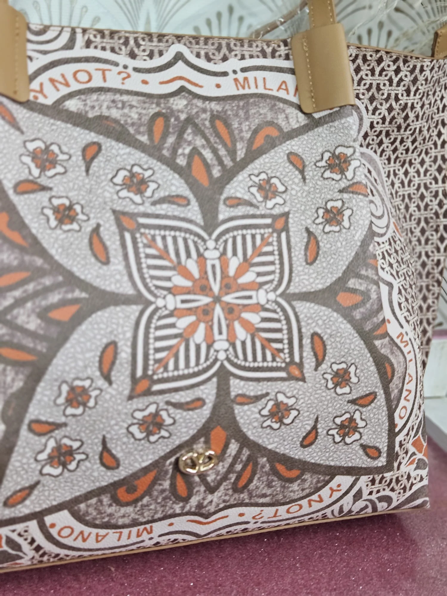 Ynot? Tote large FLW707 havana - immagine 7