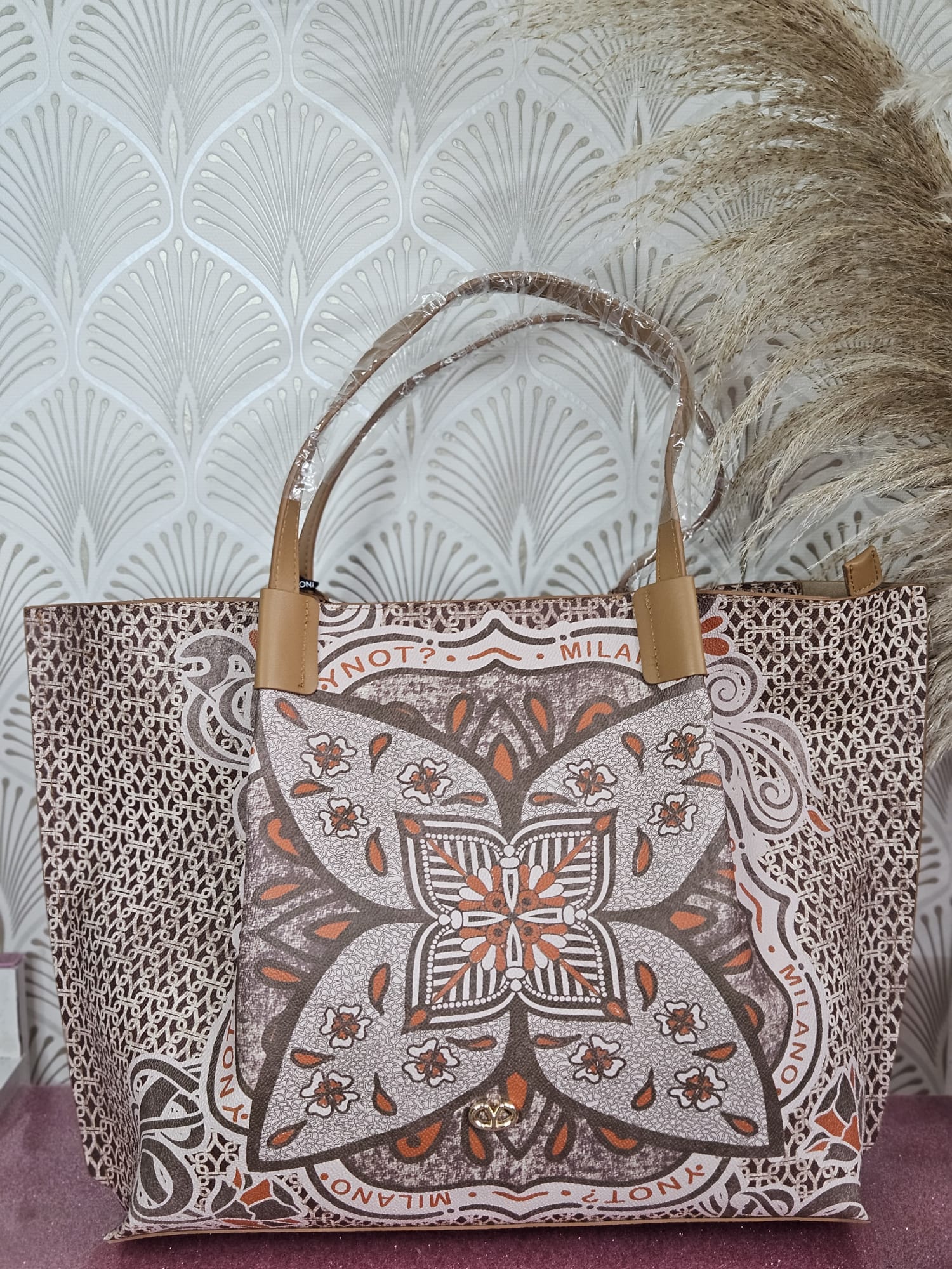 Ynot? Tote large FLW707 havana - immagine 3