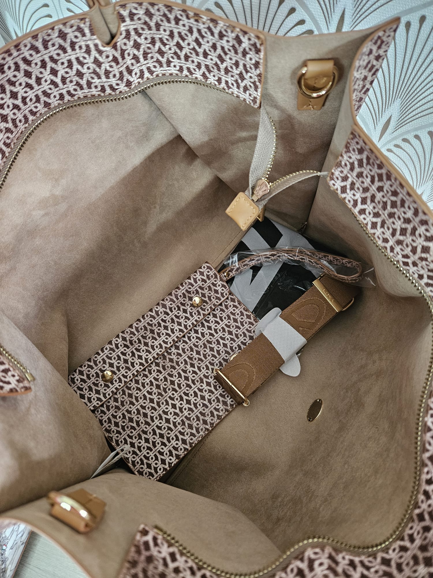 Ynot? Tote large FLW707 havana - immagine 4