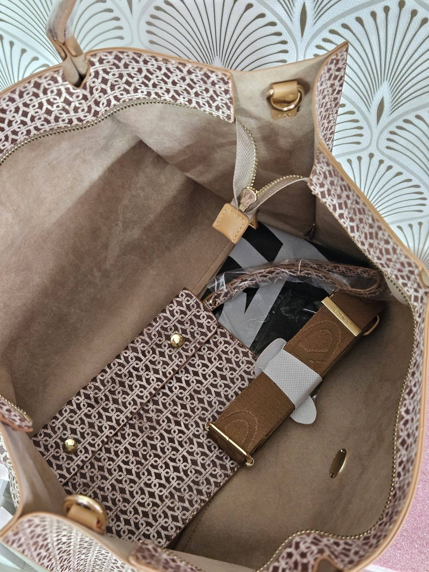 Ynot? Tote large FLW707 havana - immagine 5