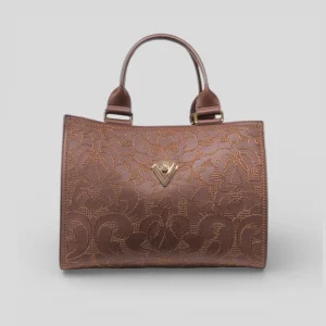 Borsa a mano DALIA in vitello marrone