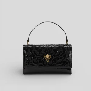 Borsa a mano DALIA in vernice nero