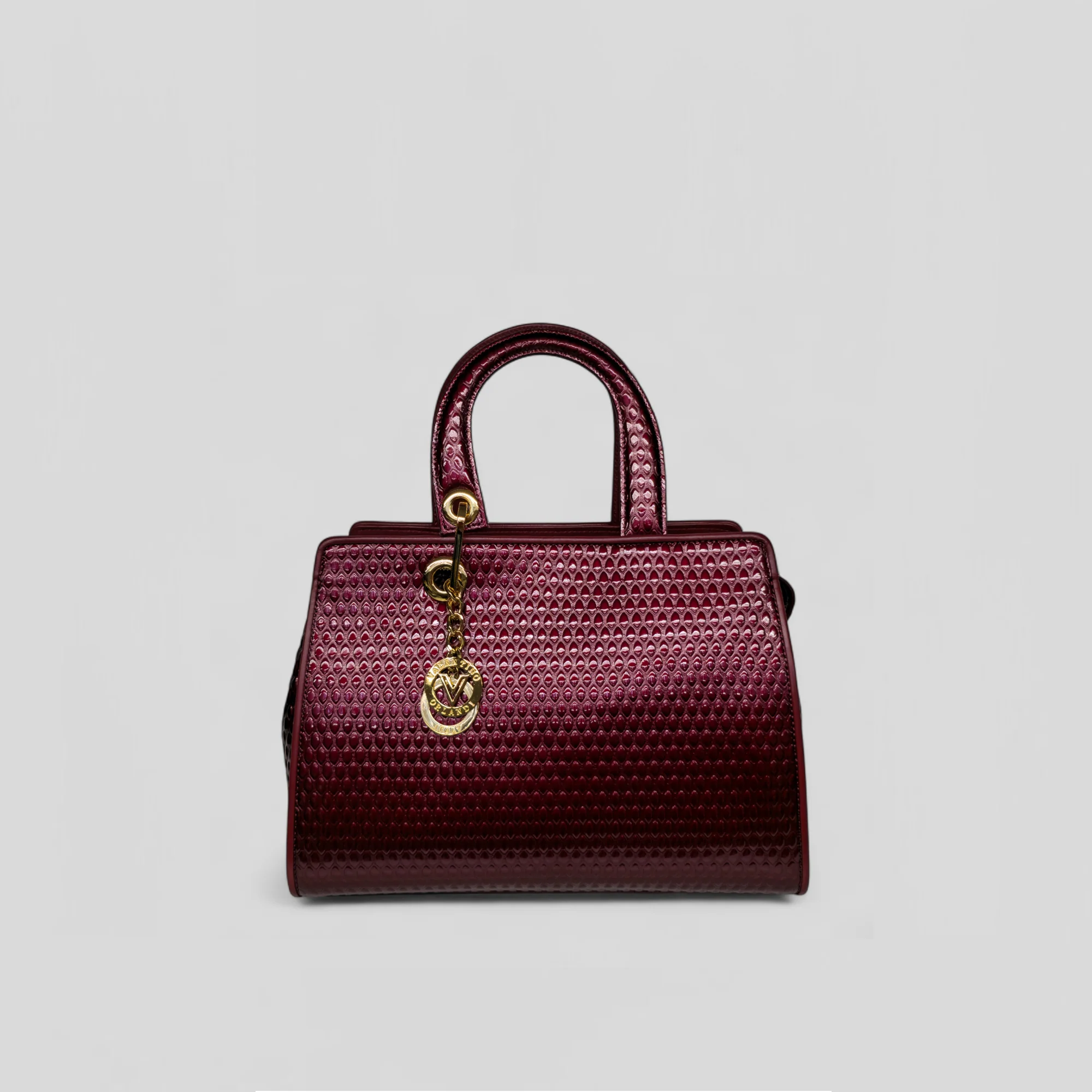 Bauletto medio DITTA in vitello bordeaux - immagine 2