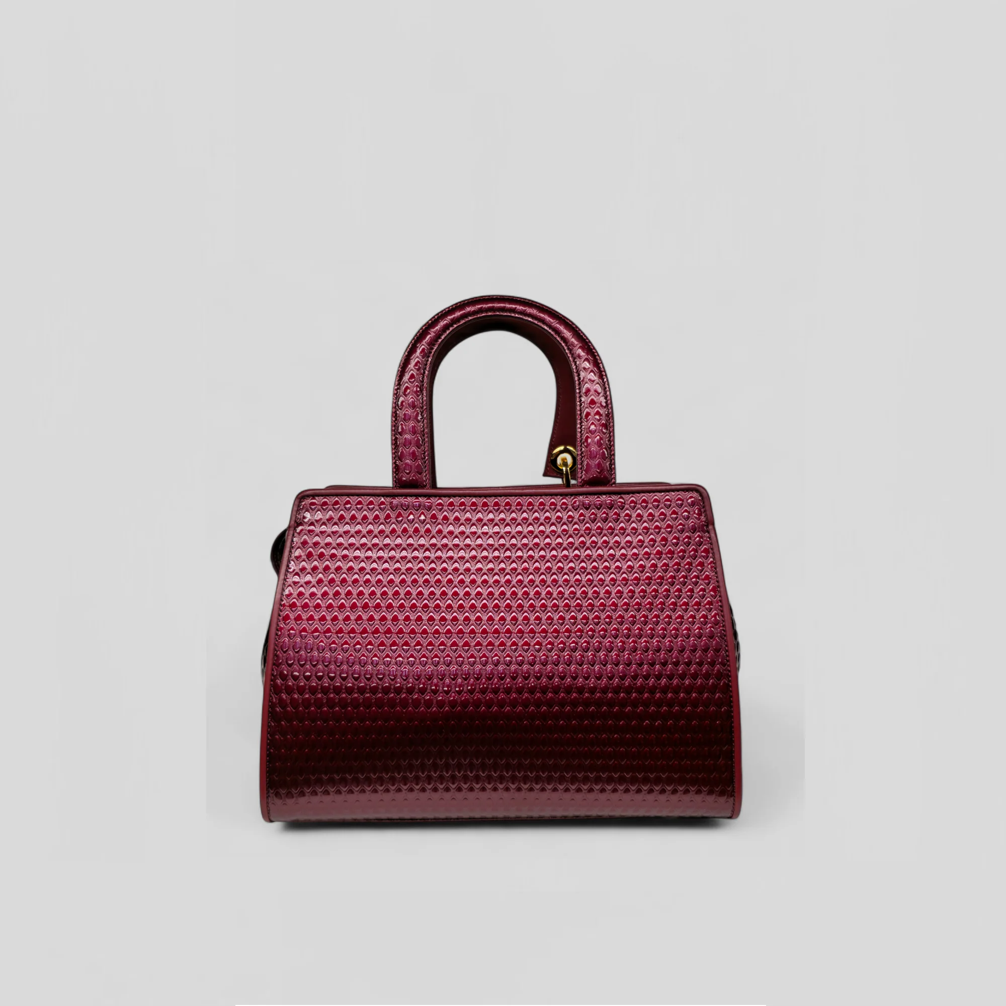 Bauletto medio DITTA in vitello bordeaux - immagine 4