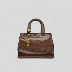 Bauletto medio DITTA in vitello marrone