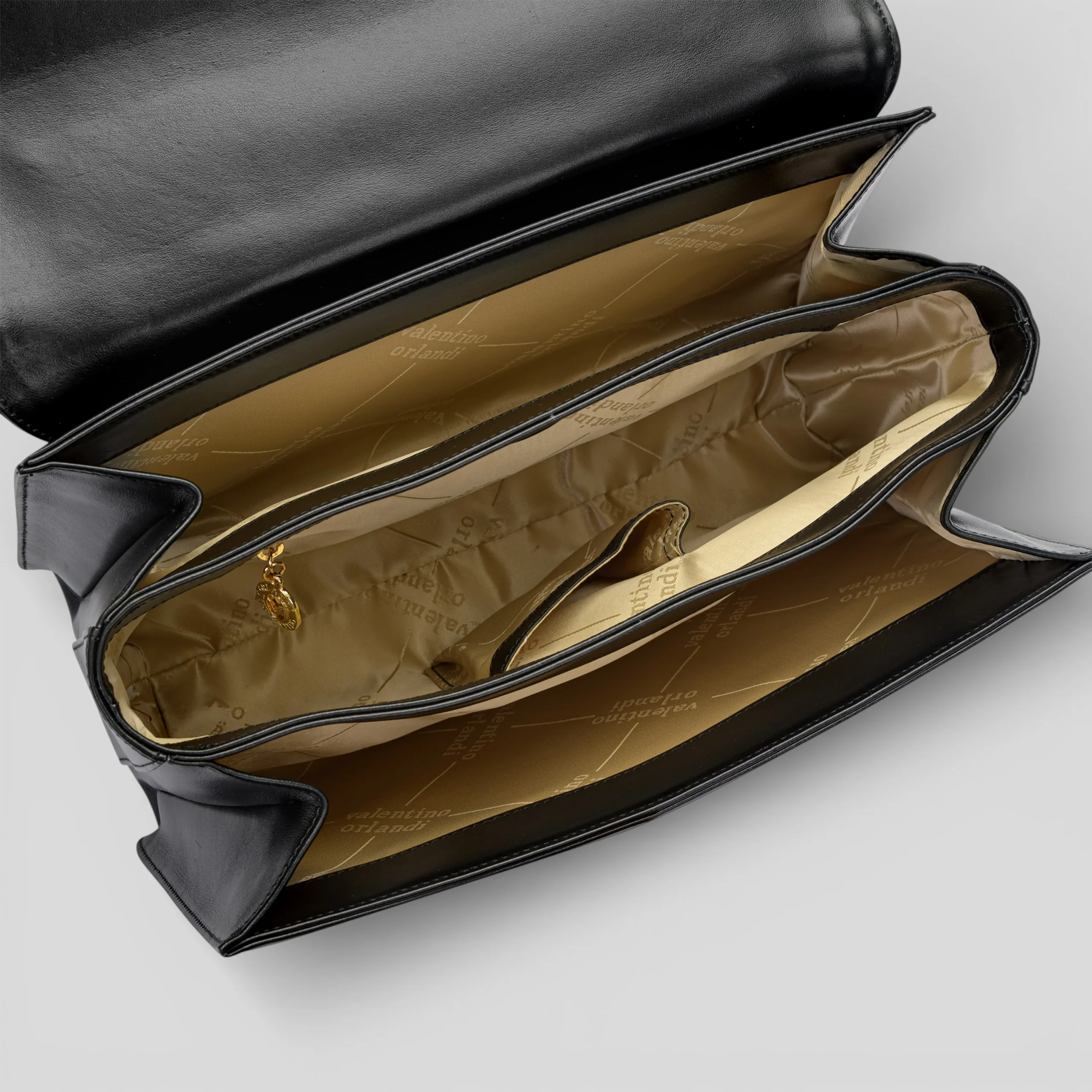 Borsa a spalla MAREA in vitello nero - immagine 5