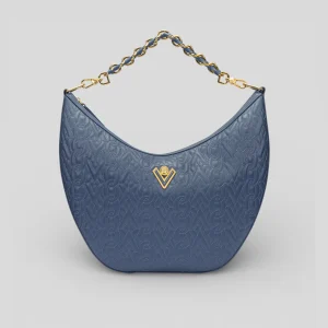 Borsa shopping ILY in vitello celeste