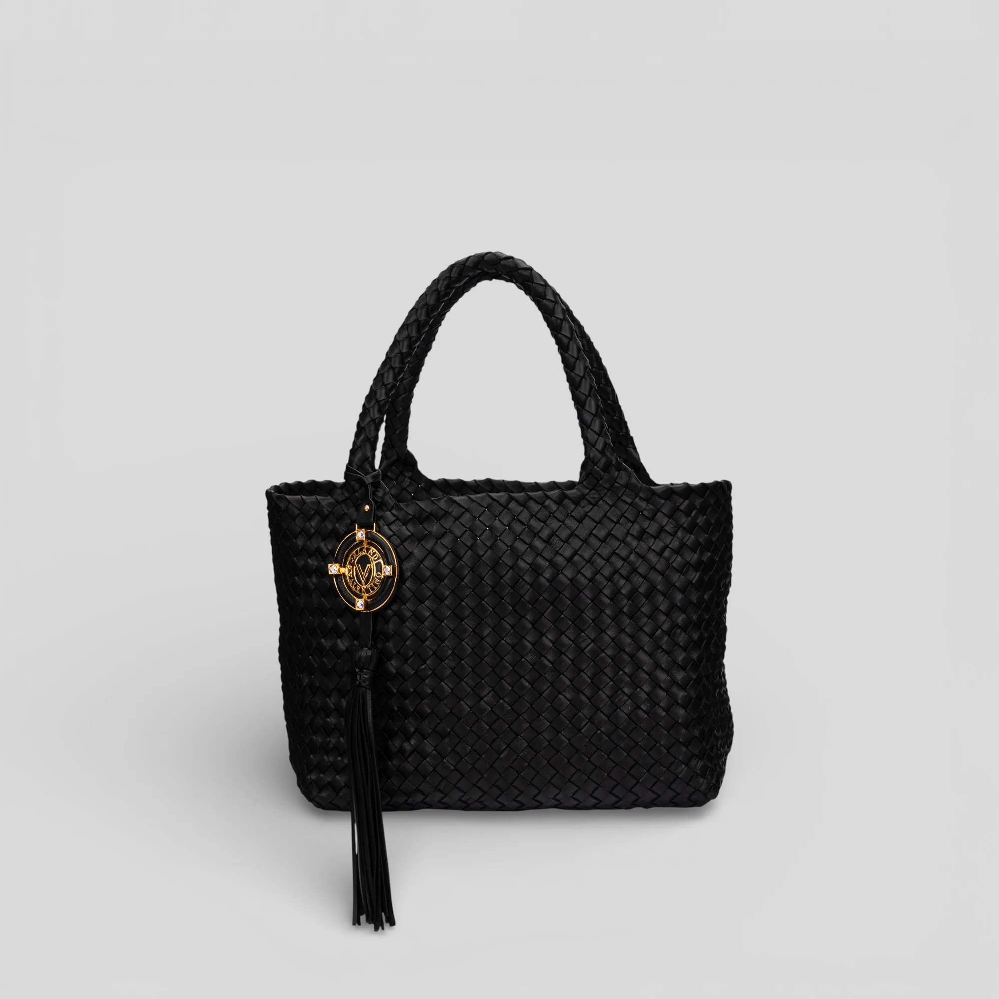 Borsa shopping media JACQUELINE in pelle nera