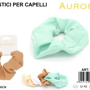 Fermacoda a Scrunchie AURORA: Morbidezza e Colori Delicati