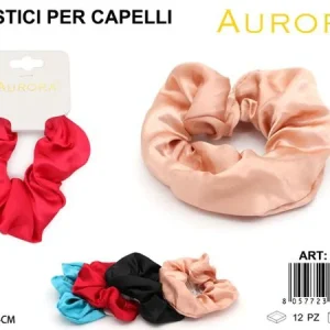 Fermacoda Maxi Scrunchie AURORA in Tessuto Satinato Elegante