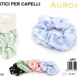 Fermacoda Maxi Scrunchie AURORA con Stampa a Pois Vivace