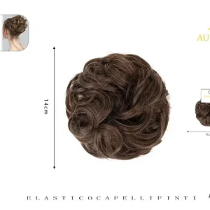 Extension Chignon AURORA: Elastico Volumizzante Effetto Naturale