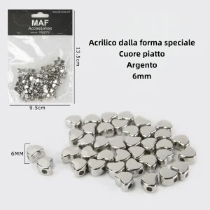 Acrilico dalla forma speciale cuore piatto 6mm
