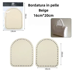 Bordatura in pelle 16cm*20cm
