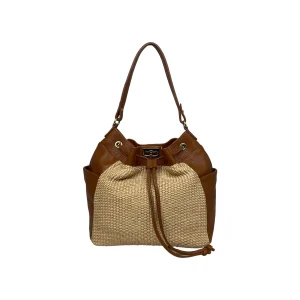 11008 - Borsa Rafia/Pelle