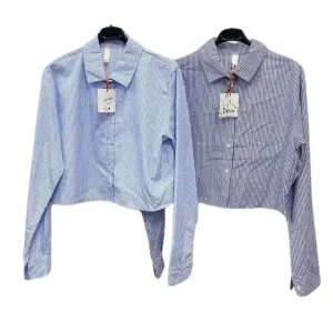 Camicia a righe a rombi