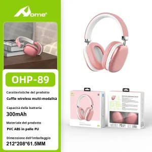 OHP-89: Cuffie Wireless Multi-modalità per un'Esperienza Sonora Totale