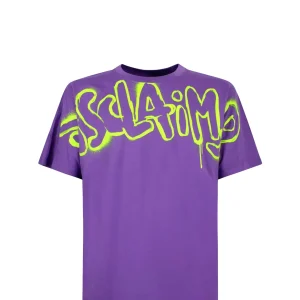 T-SHIRT 24EDS54214 60031_10188 VIOLA-VIOLA MAN