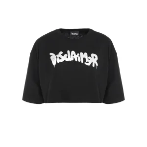 W T-SHIRT 24EDS54378 60022_7948 NERO-NERO WMN