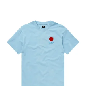 T-SHIRT UOMO EDWIN JAPANESE SUN SUPPLY TS I031126 PLACID BLUE