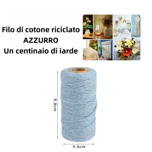 Filo di cotone riciclato un centinaio di iarde