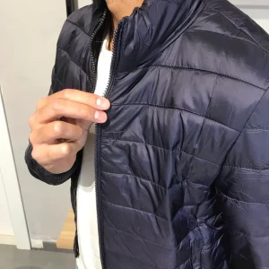 Giubbotto Piumino Leggero Uomo Collo Alto