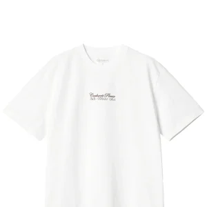 W T-SHIRT I032893 59226_30077 WHT/BORDEAUX-20L.XX WMN