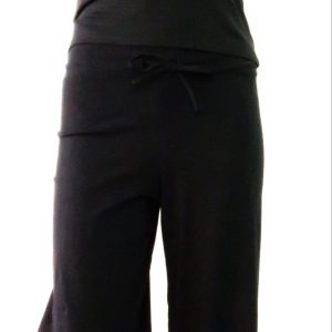 Pantalone morbido con polso sotto e coulisse