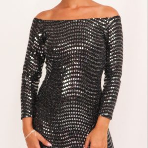 Club dress corto scollatura a barca