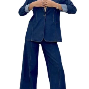 Giacca in Denim Elegante