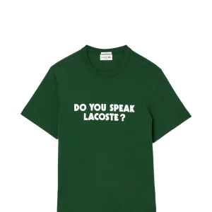 T-SHIRT UOMO LACOSTE TH0134 GREEN