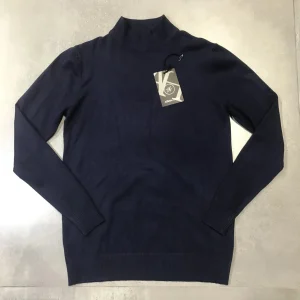 Maglione Collo Alto Uomo in Maglia Sottile