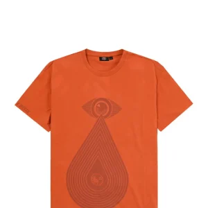 T-SHIRT UOMO OBEY X NAPA SS TEE NA4HXA ORANGE