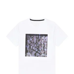T-SHIRT UOMO NUVOLARI S1 MELTING BIANCO