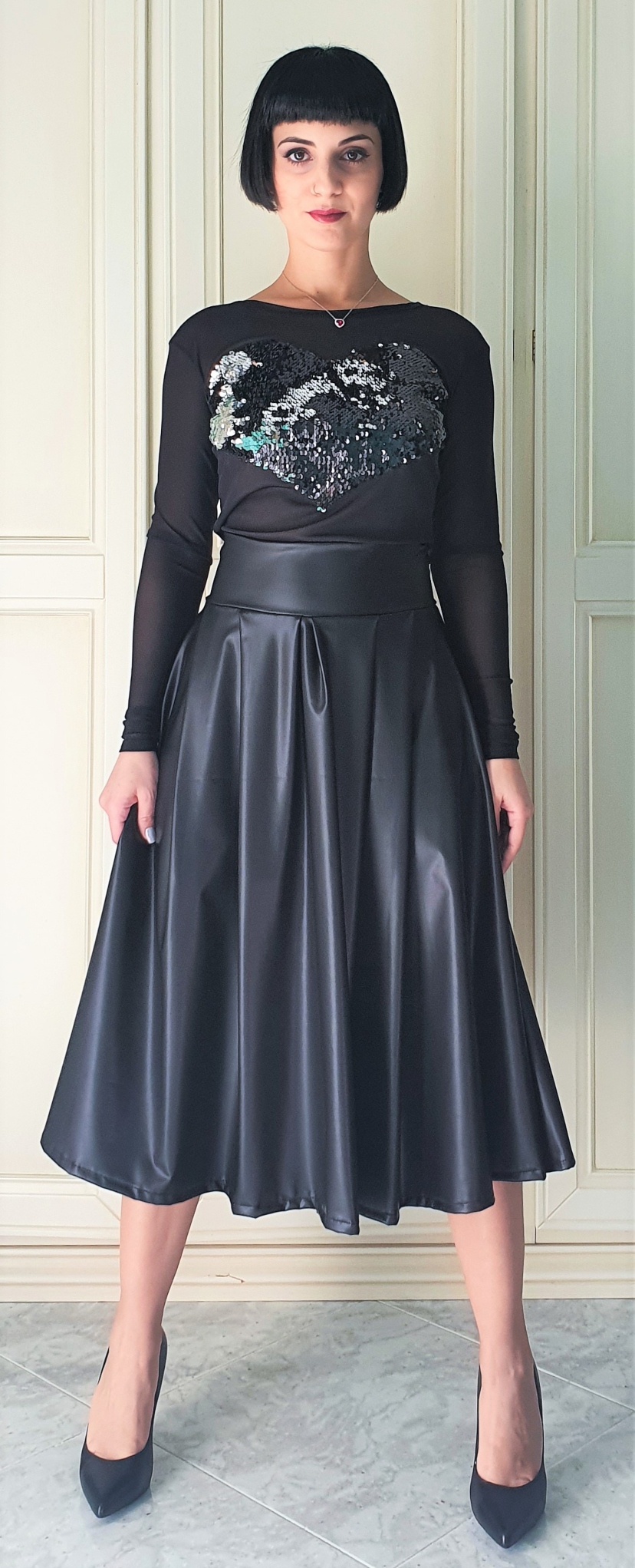Completo Romantique gonna & maglia - immagine 2