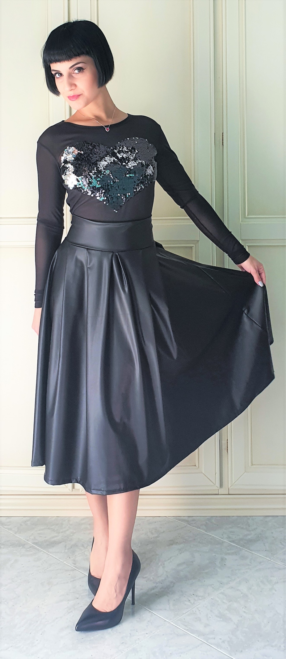 Completo Romantique gonna & maglia - immagine 5