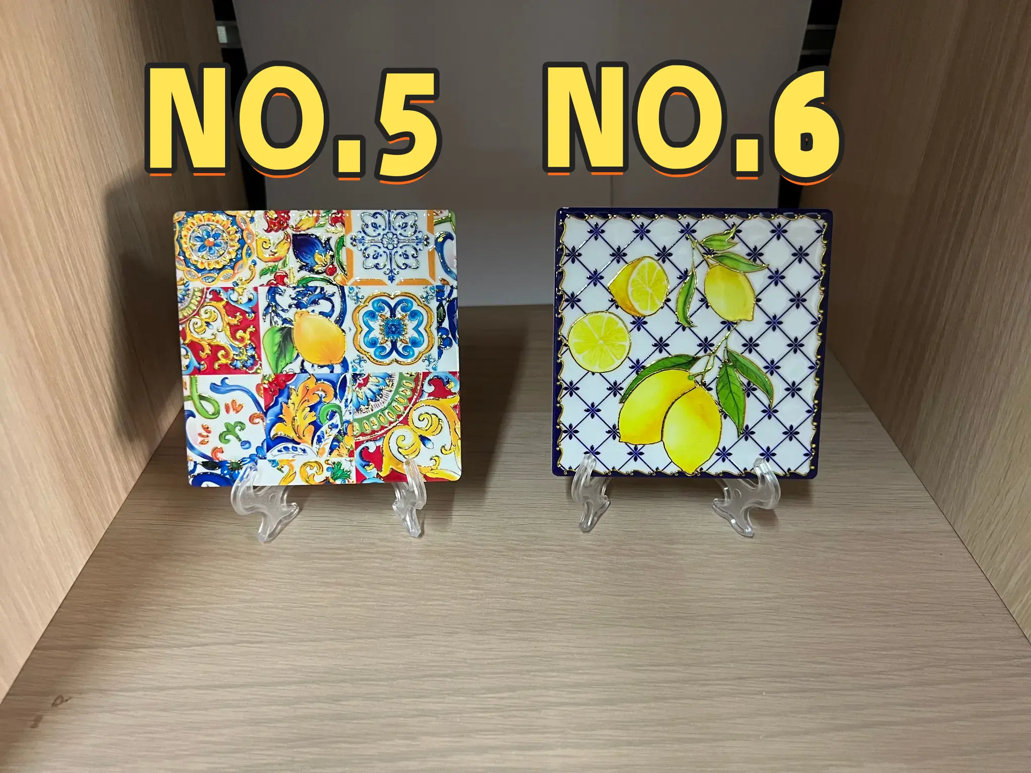 SOTTOBICCHIERE QUADRATO MAIOLICA 10*10 - immagine 5