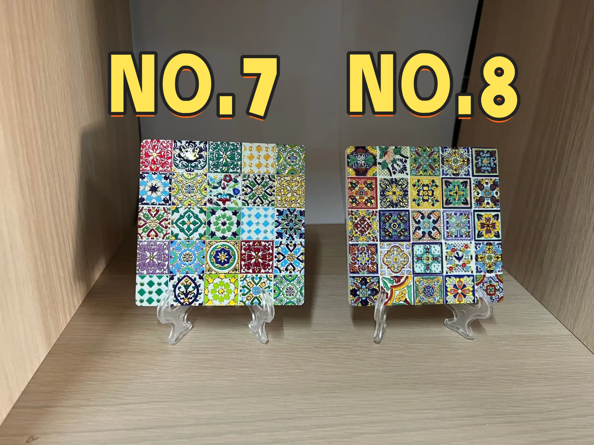SOTTOBICCHIERE QUADRATO MAIOLICA 10*10 - immagine 6