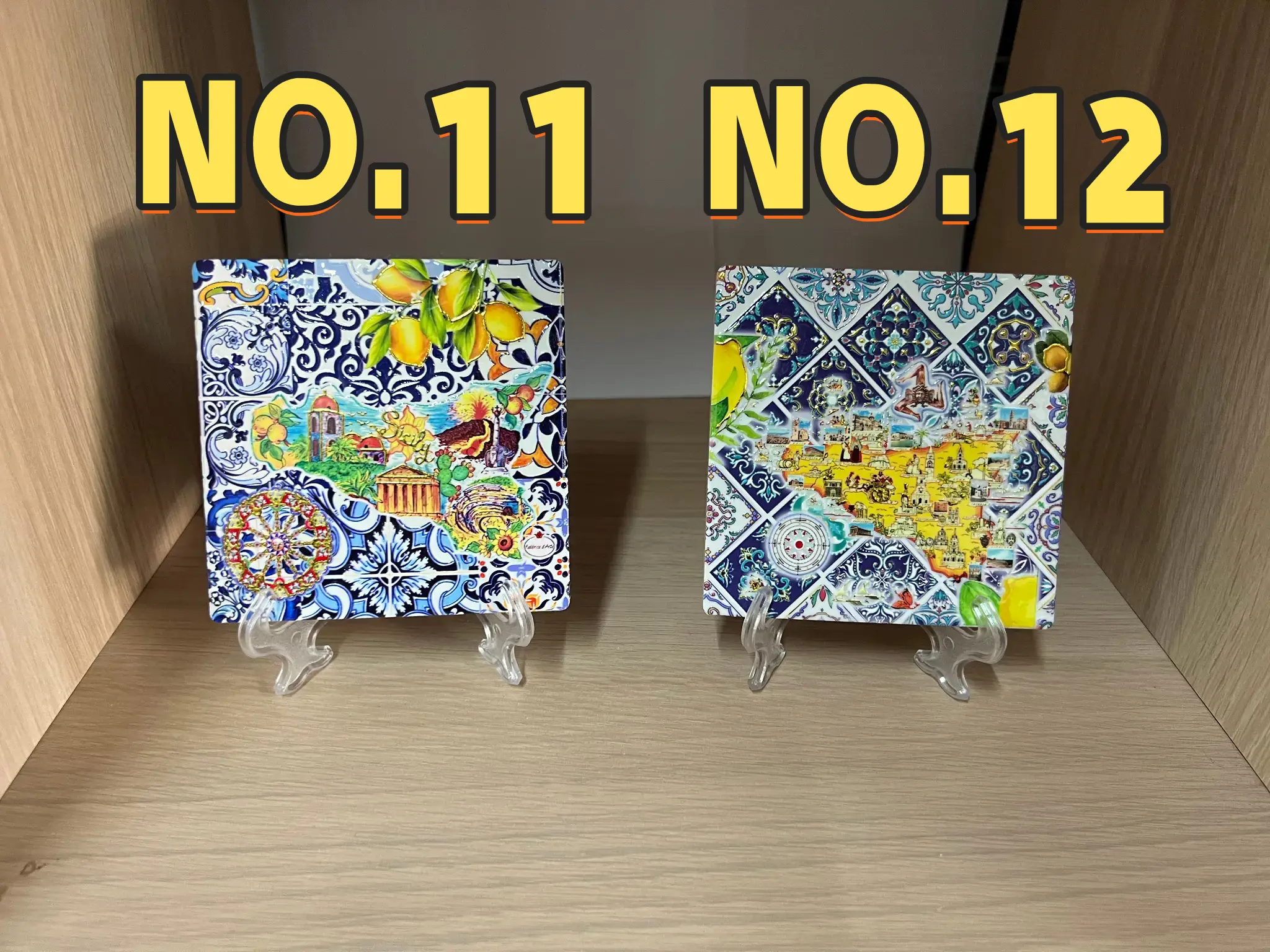 SOTTOBICCHIERE QUADRATO MAIOLICA 10*10 - immagine 8