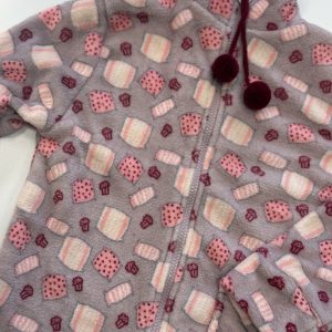 Vestaglia Bimba “MUFFIN” malva