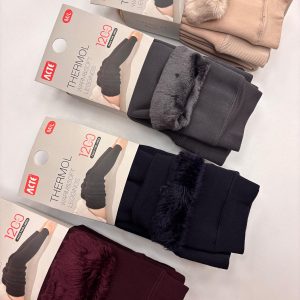 Leggings con pelliccia