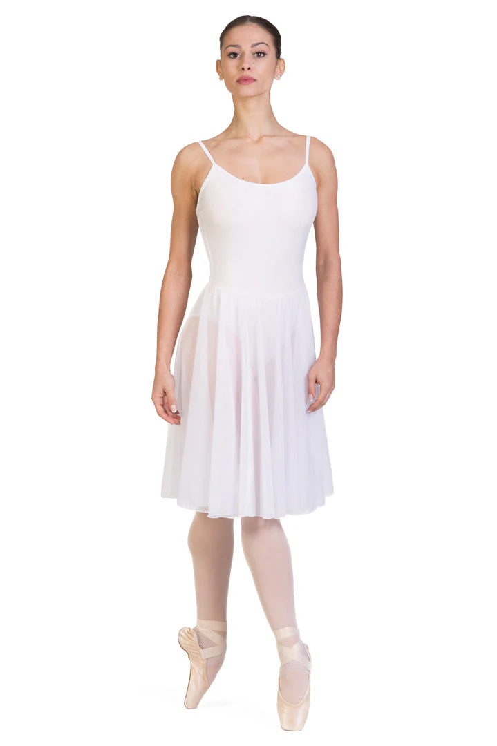 Body con gonna in microrete MARIGA B7023 - immagine 2